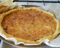 Tarte au thon et poivrons grillés