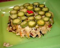 Risotto original, qui change des beignets de fleurs de courgettes qui n'en est pas moins délicieux ! De plus, les 3 riz apportent chacun leur texture et leur goût spécifique…