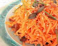 Une version santé et équilibre des carottes râpées. Idéal pour sortir de l'hiver.