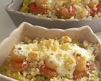 Le mariage poireaux noix de Saint-Jacques est toujours des plus réussi. Sous le croustillant d'une pâte à crumble c'est un régal. N'hésitez pas à servir ce plat lors…