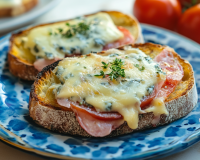 Tartine à la fourme d'Ambert