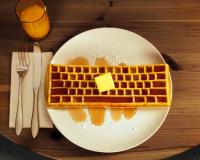 Une gaufre en forme de clavier, c'est possible ?