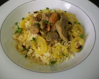 Émincé d'agneau au curcuma