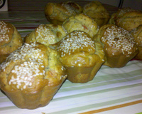 Muffins à la mozzarella