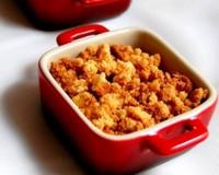 Pour préparer 12 crumbles en petits ramequins.