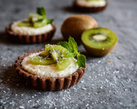 Mini-tartelettes kiwi/coco