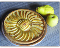 Tarte pommes-coings