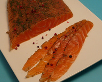 Saumon Gravlax à la vodka