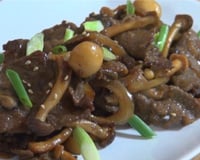 Émincé de bœuf à la Coréenne