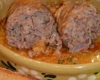 Andouillette gratinée au herve