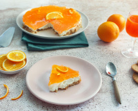 Amateur de Spritz ? Testez notre recette de cheesecake inspiré du célèbre cocktail !