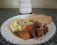 La traditionnelle recette du boeuf bourguignon, transmise de mère en fille dans ma famille.