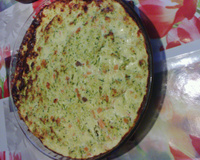 Clafoutis de courgettes aux deux saumons