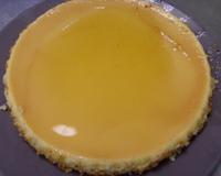 Un flan frais à la noix de coco.