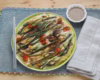 Haemul pajeon (Crêpe coréenne à la ciboule et aux fruits de mer)