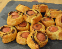 Feuilletés aux saucisses