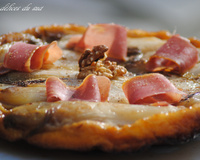 Tatin d'endives au jambon des Cevennes et noix