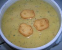 Velouté composé de légumes du midi à déguster froid ou chaud