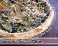 Quiche aux légumes délicieuse pour les soirées d'été, avec une pâte feuilletée maison au thermomix.