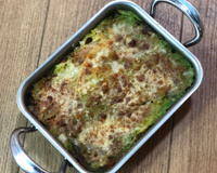 Gratin de chou à la bolognaise