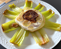 Tatin d'endives au fromage Pur Brebis des Pyrénées
