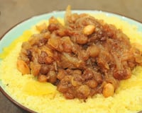 Couscous sucré-salé - Tfaya