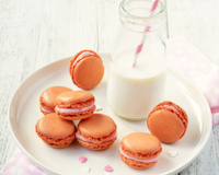 Macarons à la rose