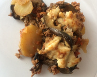 Moussaka grecque aubergine et patates douce