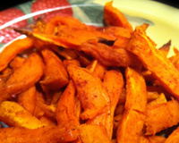 Frites de patate douce sans friture !