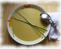 Soupe poireaux patates enrichie