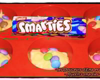 Muffins aux Smarties pour enfant