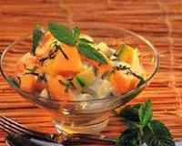 Salade de melon et concombre