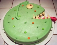 Gateau d'anniversaire Monstre