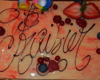 Fraisier d'anniversaire