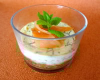 Cheesecake au saumon fumé économique