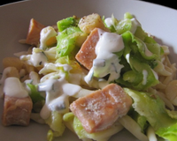 Trofie aux tagliatelles de courgette et St Jacques