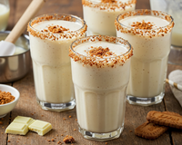 Milk shake chocolat blanc spéculoos
