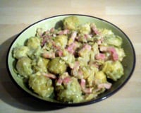 Choux bruxelles aux lardons et à la créme