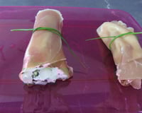 Roulés jambon cru et ricotta