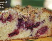 Le croquemitoufle est un gâteau aux fruits surmontée d'un crumble a l'amande , on l'appelle aussi crumb cake