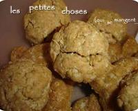 A mi-chemin entre les sablés, les cookies et les flapjacks, ces biscuits ont un bon goût de cacahuète et une agréable note rustique apportée par l'avoine