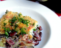 Aujourd'hui, c'est moussaka au menu ! La liste des ingrédients est assez longue mais il ne faut pas prendre peur, quand on regarde bien ce sont des ingrédients tout simples,…