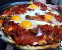 Pizza royale au Barbecue