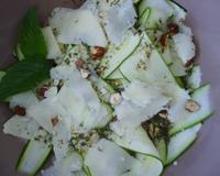 Les courgettes crues...