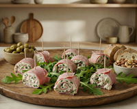 Roulé au jambon et boursin