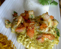 Filets de saumon à l'indienne