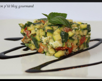 Tartare de courgettes