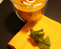 Mousse de potiron au gingembre