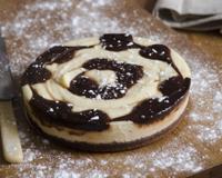 Un Cheesecake vanille et chocolat qui va faire voyager vos papilles.