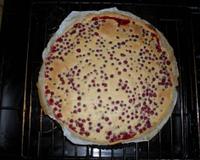 Une tarte aux groseilles toute simple. Recette fournie par une copine du lycée qui m'autorise à la mettre en ligne.